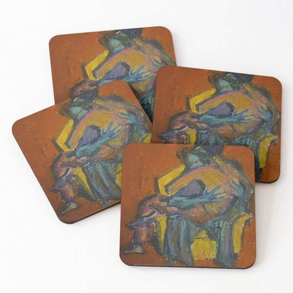 Item preview, Oil Pastel Figures Original Artwork designed and sold by Goomba11.