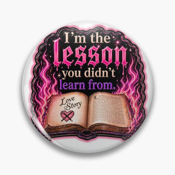 Item preview, I’m the Lesson You Didn’t Learn From Sticker designed and sold by Onyx Chaos.