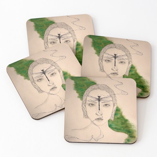 Item preview, Dragonfly Woman Original Artwork designed and sold by Goomba11.
