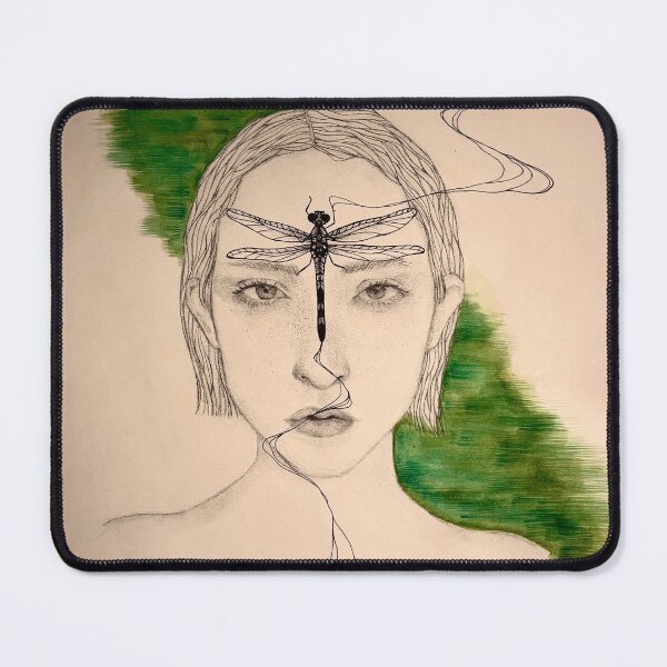 Item preview, Dragonfly Woman Original Artwork designed and sold by Goomba11.
