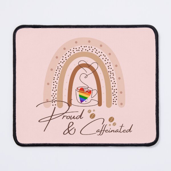 Item preview, Proud And Caffeinated Funny LGBTQ Coffee Lover Pride Gift designed and sold by Im-Ara.