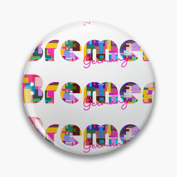 Item preview, Bremen, Germany, Vibrant Abstract City Typography Art designed and sold by Wanderful-roads.