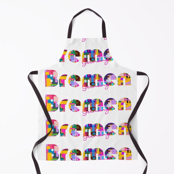 Item preview, Bremen, Germany, Vibrant Abstract City Typography Art designed and sold by Wanderful-roads.