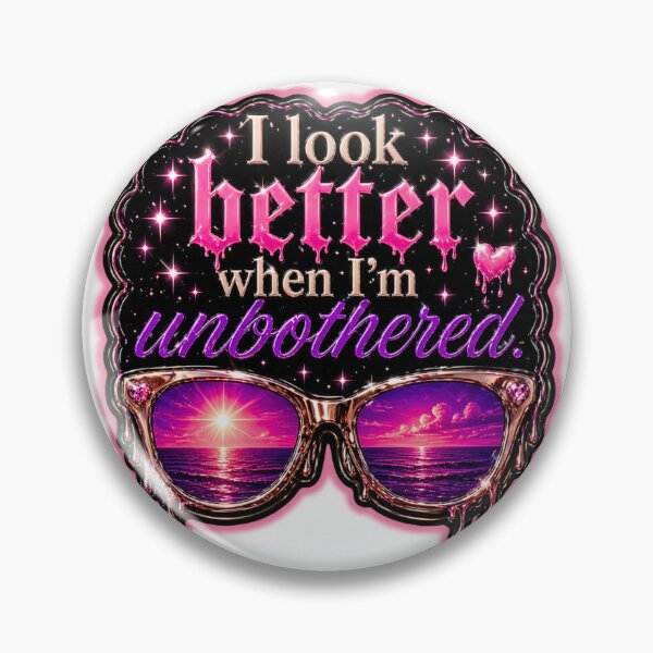 Item preview, I Look Better When I’m Unbothered Sticker designed and sold by Onyx Chaos.
