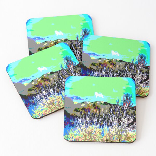 Item preview, Mountains Through The Trees color fun colorful photo abstract design designed and sold by SmashingDeals.