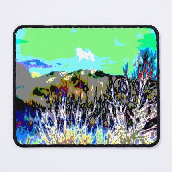 Item preview, Mountains Through The Trees color fun colorful photo abstract design designed and sold by SmashingDeals.
