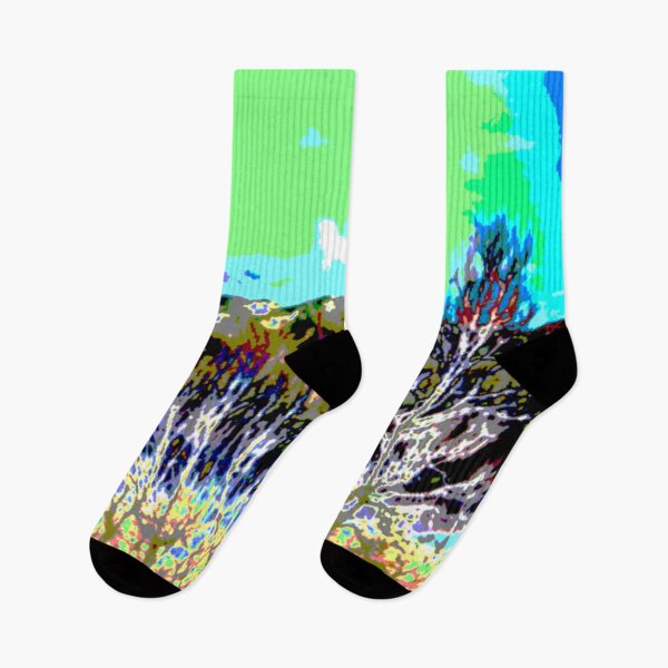 Item preview, Mountains Through The Trees color fun colorful photo abstract design designed and sold by SmashingDeals.