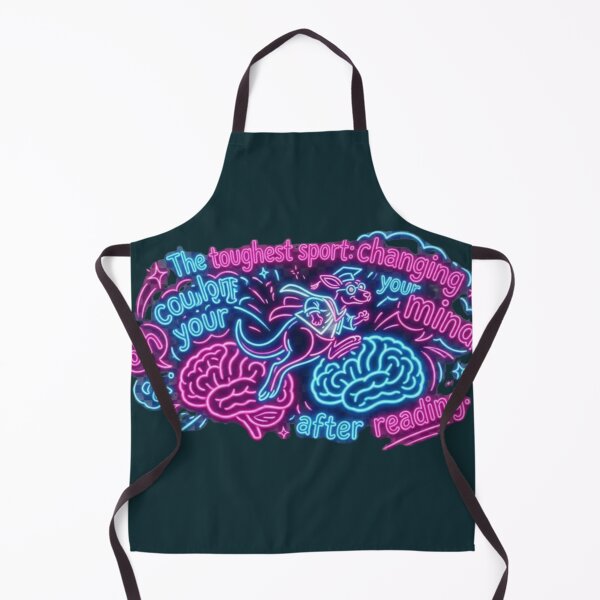 Item preview, The Toughest Sport: Changing Your Mind - Neon Academic Kangaroo designed and sold by InnerwayStudio.