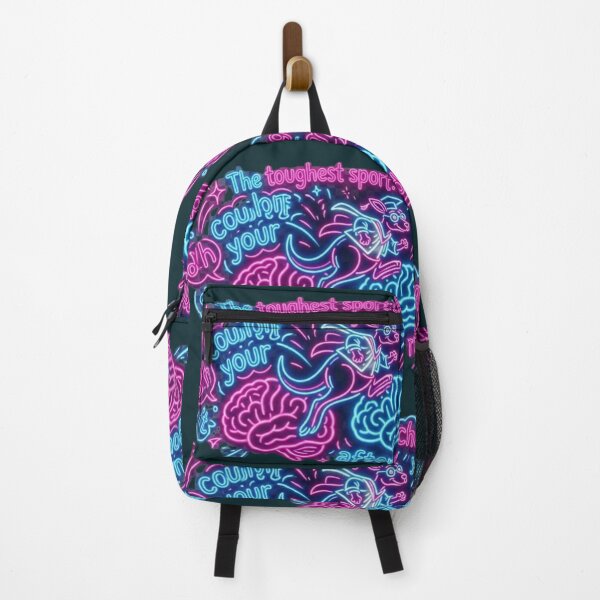 Item preview, The Toughest Sport: Changing Your Mind - Neon Academic Kangaroo designed and sold by InnerwayStudio.