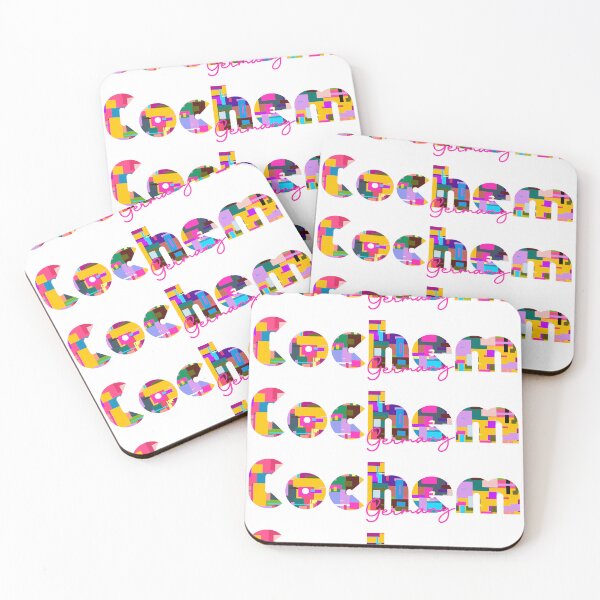Item preview, Cochem, Germany, Vibrant Abstract City Typography Art designed and sold by Wanderful-roads.