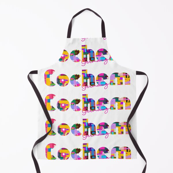 Item preview, Cochem, Germany, Vibrant Abstract City Typography Art designed and sold by Wanderful-roads.