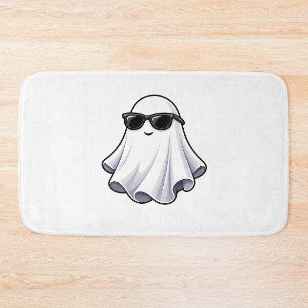 Item preview, Cool Ghost With Sunglasses Sticker | Cute Minimal Spooky Aesthetic | Funny Cartoon Ghost Die Cut designed and sold by ClickToSticker.