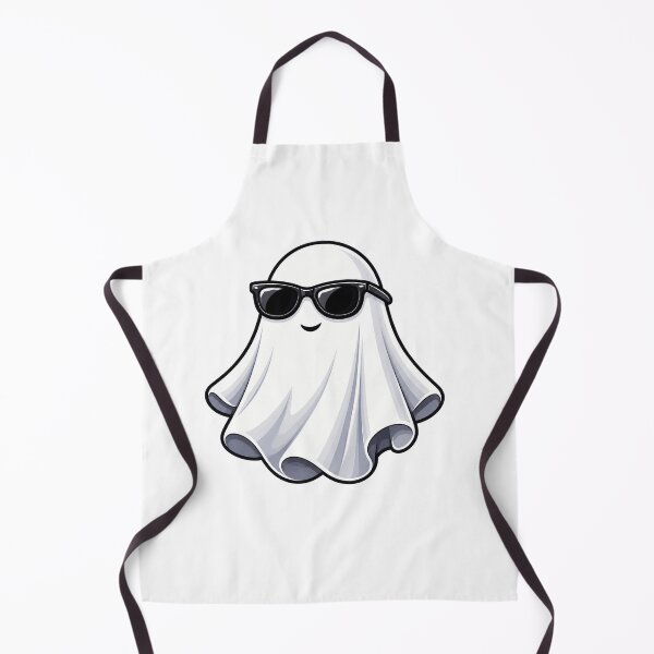Item preview, Cool Ghost With Sunglasses Sticker | Cute Minimal Spooky Aesthetic | Funny Cartoon Ghost Die Cut designed and sold by ClickToSticker.