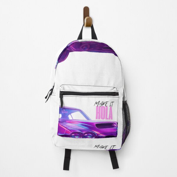 Item preview, Neon Purple Muscle Car Art Print – Retro Futuristic Car Illustration designed and sold by TRENDORART.