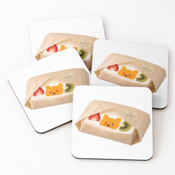Item preview, Korean Fruit Sandwich Cat Cafe Dessert Aesthetic designed and sold by PawsInBloom.