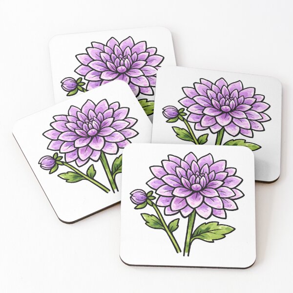 Item preview, Dahlia Flower  designed and sold by GraphicsClub.