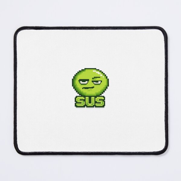 Item preview, SUS Pixel Emoji – Retro 8 Bit Suspicious Meme Reaction Sticker designed and sold by ANiyati.