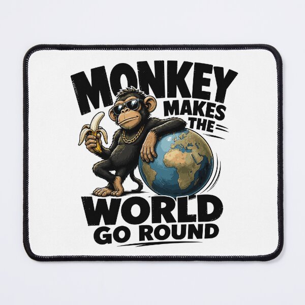 Item preview, Monkey makes the world go round designed and sold by aipolohu.
