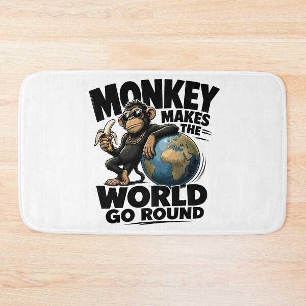 Item preview, Monkey makes the world go round designed and sold by aipolohu.