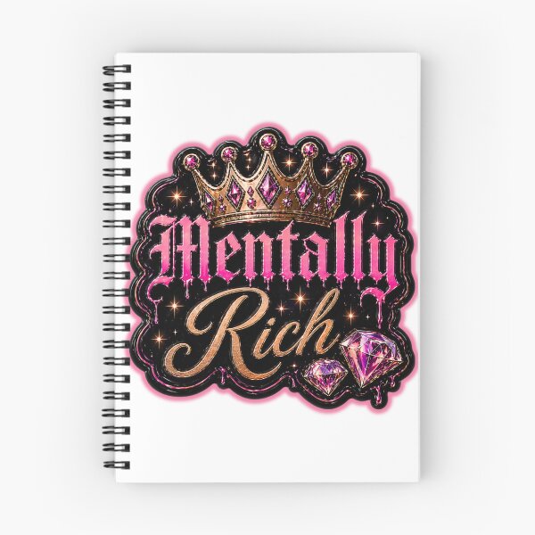 Item preview, Mentally Rich Sticker designed and sold by Onyx Chaos.