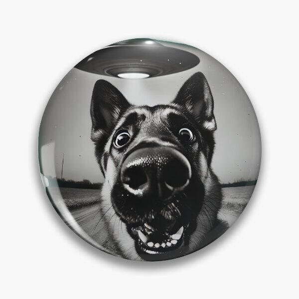 Item preview, Dog Abduction UFO Wide Angle Funny Dog Shirt designed and sold by OlyvieArt.