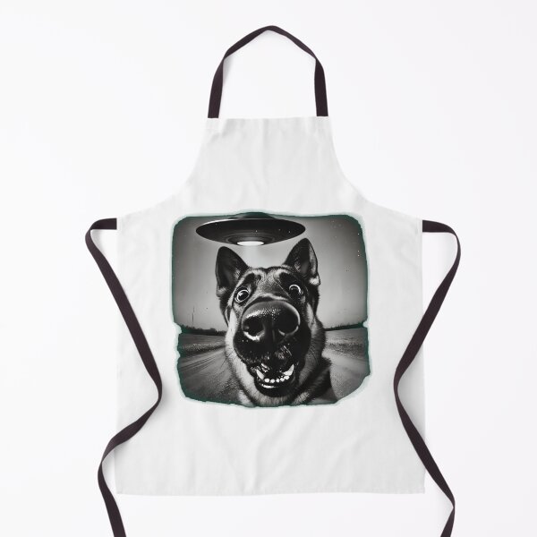 Item preview, Dog Abduction UFO Wide Angle Funny Dog Shirt designed and sold by OlyvieArt.
