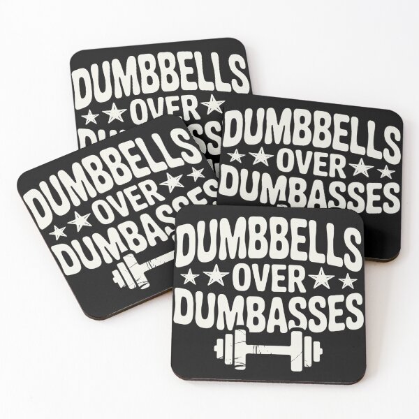Item preview, Dumbbells Over Dumbasses Gym Humor Workout designed and sold by eliramaison.