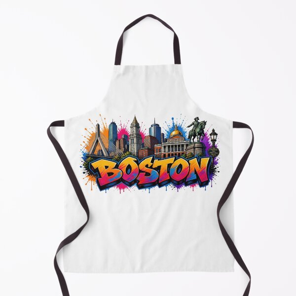 Item preview, Boston Skyline – Graffiti Style T-Shirt Design - USA Travel City Art designed and sold by Earth Celebration Designs.