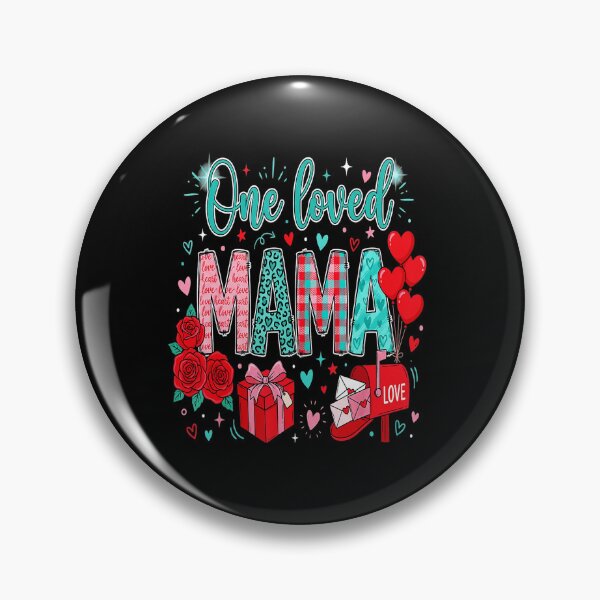 Item preview, One Loved Mama Heart Lettering Valentine  designed and sold by zamiokaline.