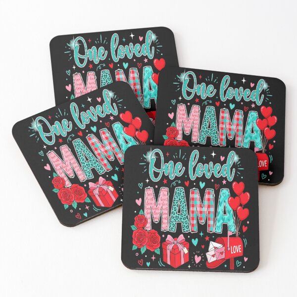 Item preview, One Loved Mama Heart Lettering Valentine  designed and sold by zamiokaline.