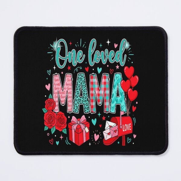 Item preview, One Loved Mama Heart Lettering Valentine designed and sold by zamiokaline.
