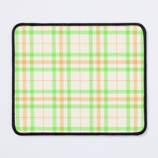 Item preview, Menthol, navajo white & off-white plaid designed and sold by Mint + Midnight.
