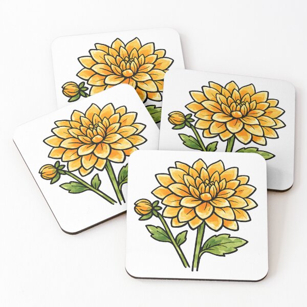 Item preview, Dahlia Flower  designed and sold by GraphicsClub.