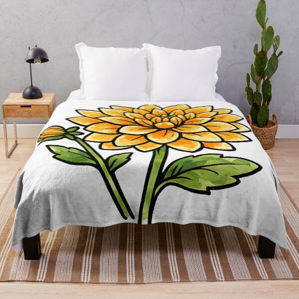 Item preview, Dahlia Flower designed and sold by GraphicsClub.