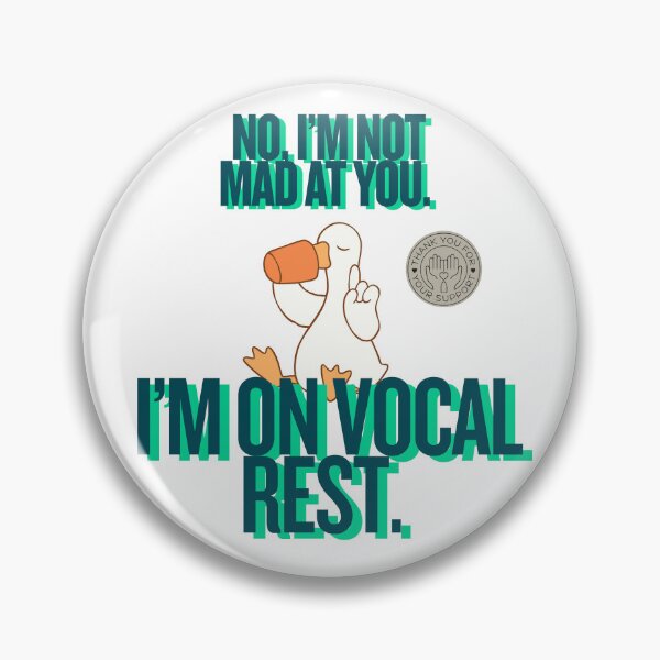 Item preview, Silly Vocal Rest Memo designed and sold by BirdieMarket.