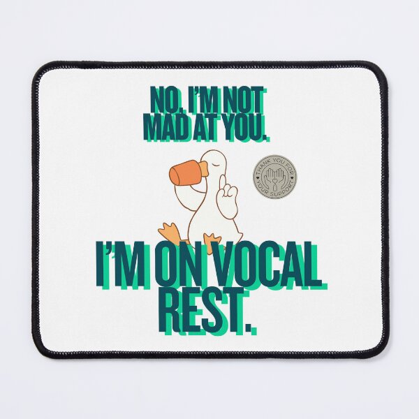 Item preview, Silly Vocal Rest Memo designed and sold by BirdieMarket.