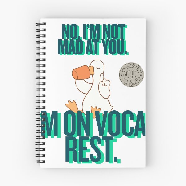 Item preview, Silly Vocal Rest Memo designed and sold by BirdieMarket.