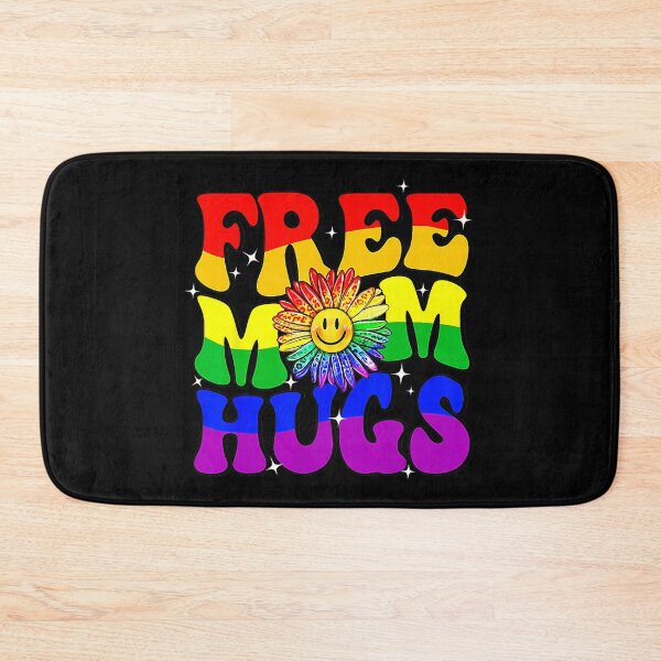 Item preview, Free Mom Hugs Rainbow Daisy Smile  designed and sold by zamiokaline.