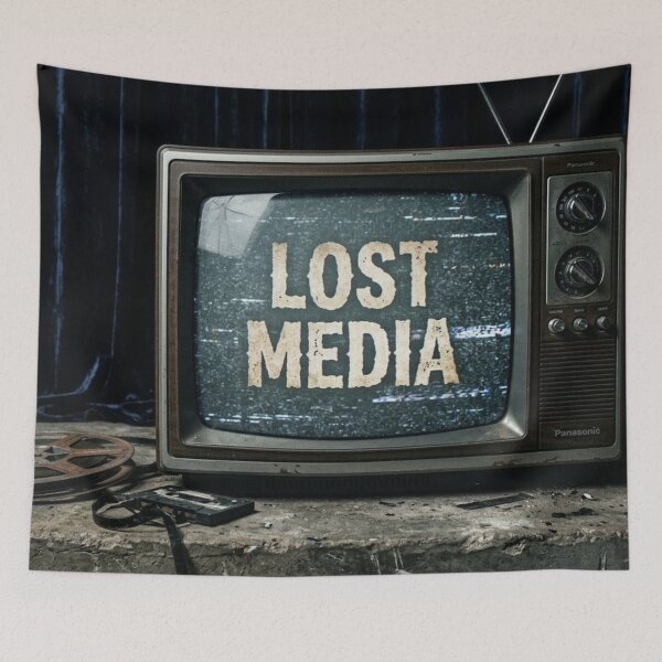 Item preview, Lost Media Retro Classic Television designed and sold by Uniqueartai.