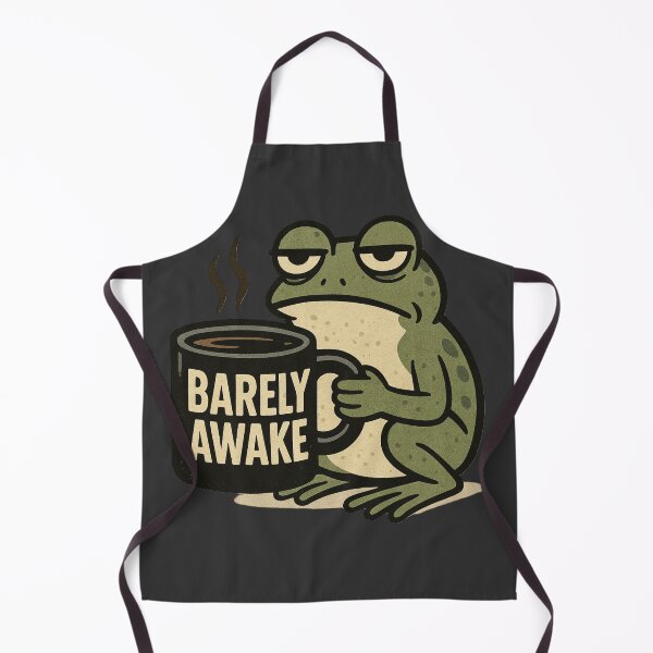 Item preview, Barely Awake Frog Coffee T-Shirt | Funny Tired Frog Tee | Sleepy Introvert Humor Shirt | Coffee Lover Gift designed and sold by Negisandeep studio.