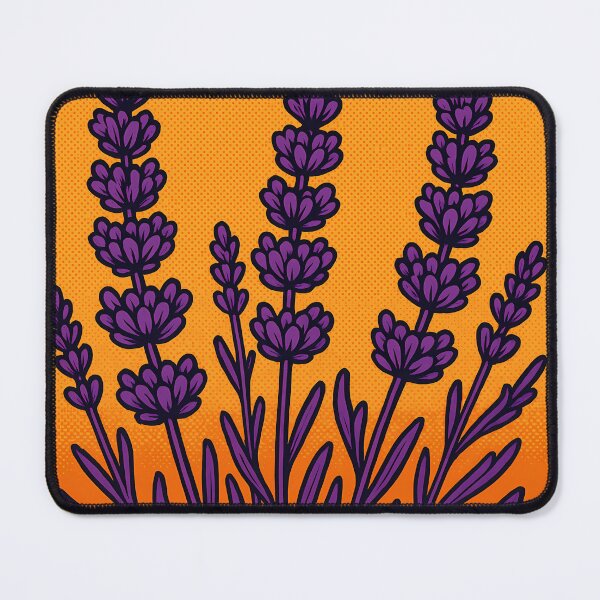 Item preview, Retro Pop Art Lavender | Vibrant Soothing Floral Illustration | Bold Calm Countryside Aesthetic Design designed and sold by PaintedPixels01.