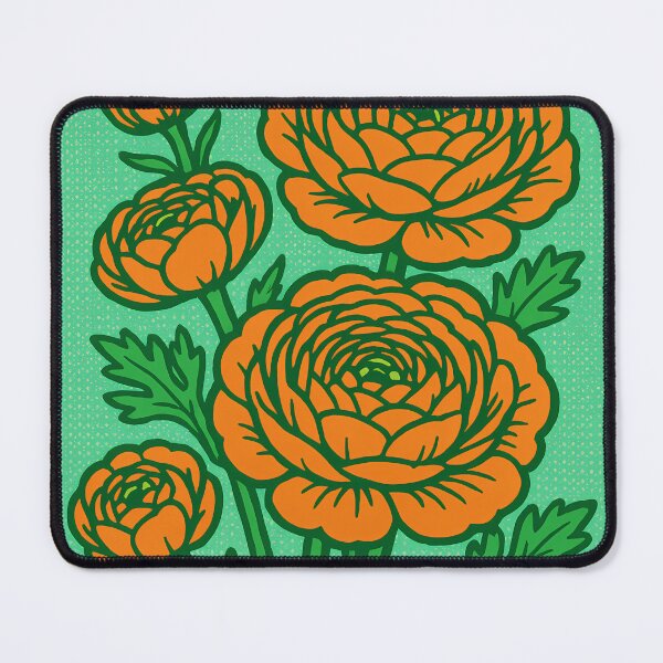 Item preview, Retro Pop Art Ranunculus | Vibrant Layered Floral Illustration | Bold Romantic Garden Bloom Aesthetic Design designed and sold by PaintedPixels01.