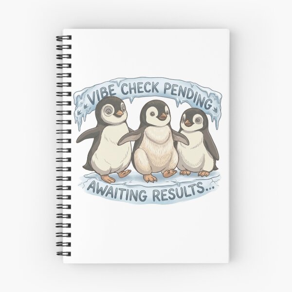 Item preview, Vibe Check Pending - Funny Baby Penguin Trio designed and sold by dcohea.