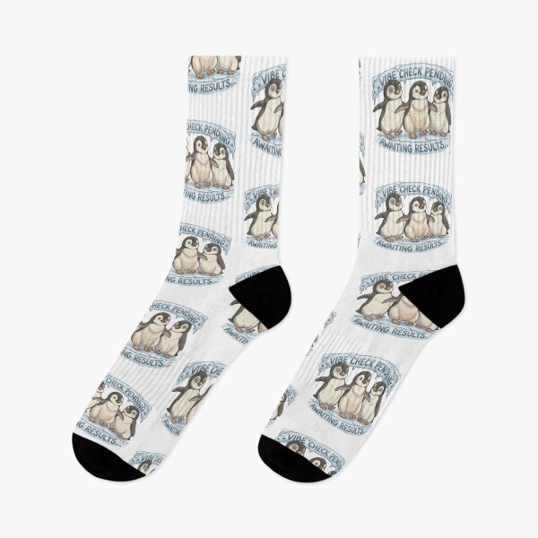 Item preview, Vibe Check Pending - Funny Baby Penguin Trio designed and sold by dcohea.