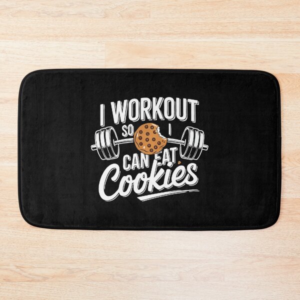 Item preview, I Workout So I Can Eat Cookies Funny Fitness  designed and sold by eliramaison.