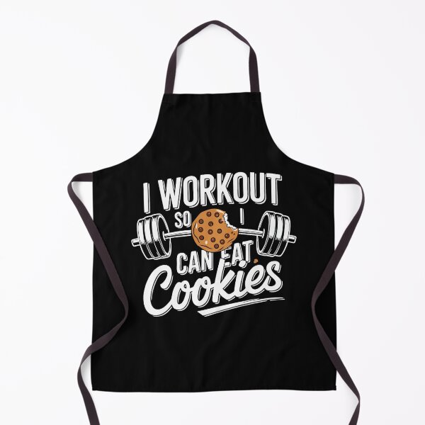 Item preview, I Workout So I Can Eat Cookies Funny Fitness designed and sold by eliramaison.