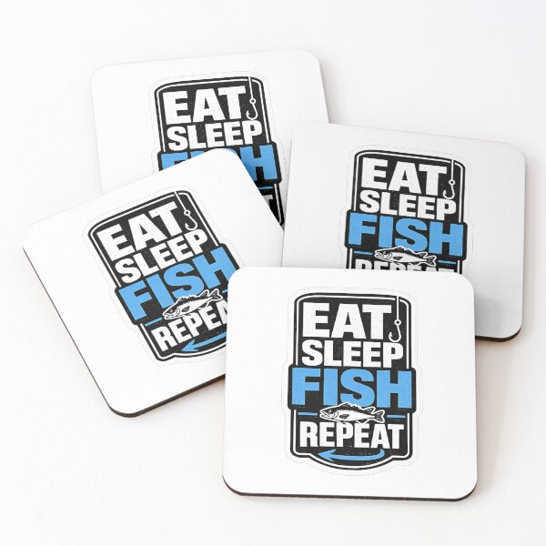 Item preview, Eat Sleep Fish Repeat – Funny Fishing Design – Angler Gift designed and sold by YunoStudio.