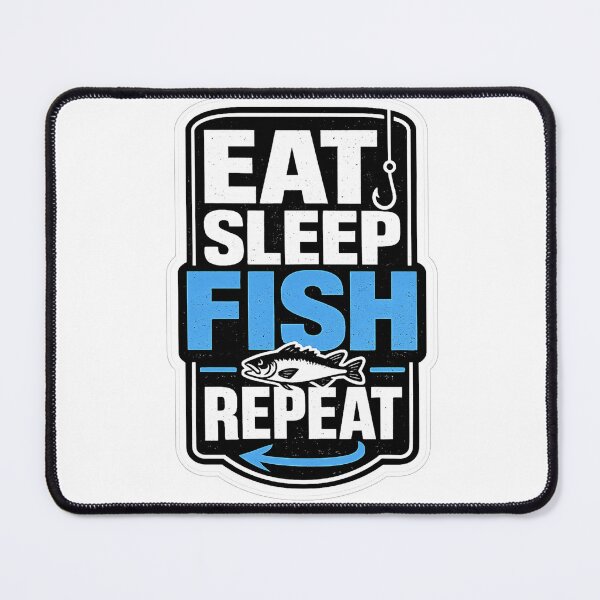 Item preview, Eat Sleep Fish Repeat – Funny Fishing Design – Angler Gift designed and sold by YunoStudio.