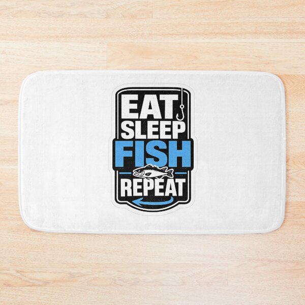 Item preview, Eat Sleep Fish Repeat – Funny Fishing Design – Angler Gift designed and sold by YunoStudio.