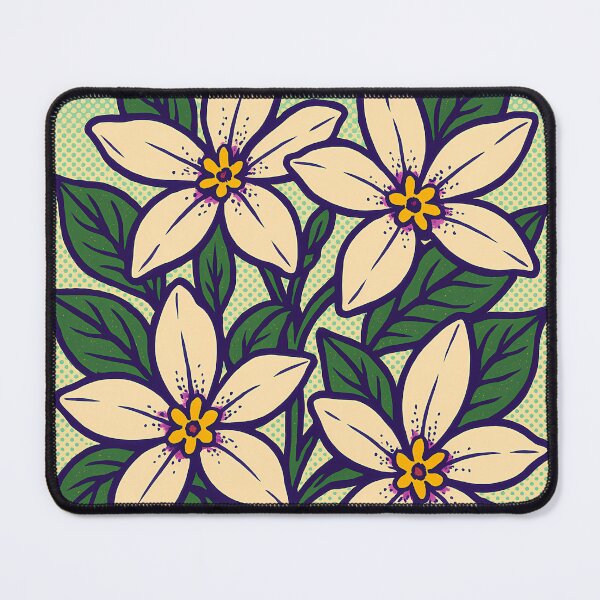 Item preview, Retro Pop Art Jasmine | Vibrant Fragrant Floral Illustration | Bold Elegant Night Bloom Aesthetic Design designed and sold by PaintedPixels01.